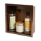 Alfi Brand 12" x 12" Brushed Copper PVD Stainless Steel Square Single Shelf Shower Niche ABNP1212-BC - alternate 4